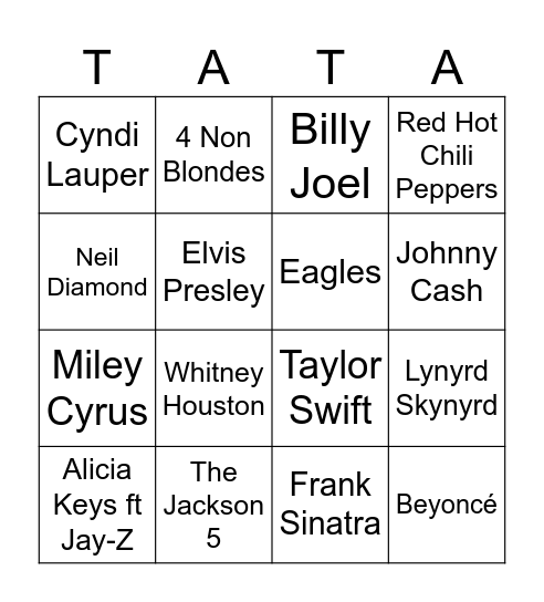 RODEO PARTY Bingo Card