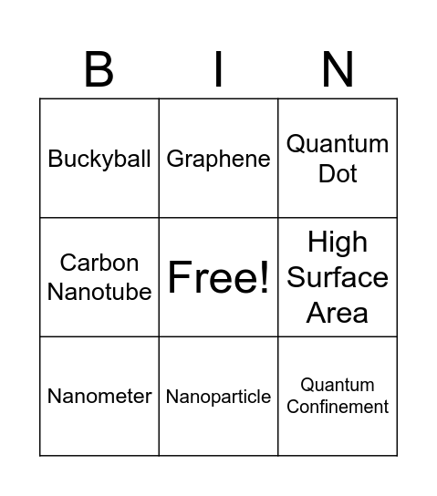 New Bingo Card