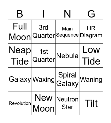 Science Solvers Bingo Card