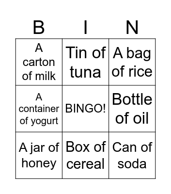 Fifth grade Bingo! Bingo Card
