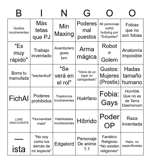 2.0 FICHAS LU'UM Bingo Card