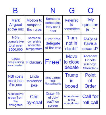 2026 NEA-RA Bingo Card