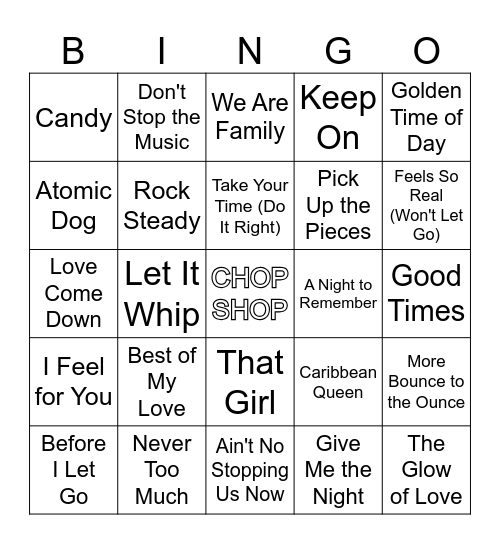 BBQ Starter R7 Bingo Card