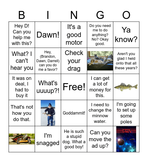 Jeff's 70th Birthday Bingo Card