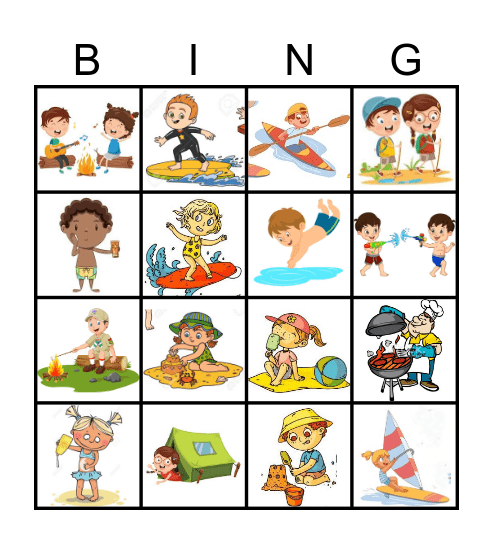 L'ÉTÉ Bingo Card