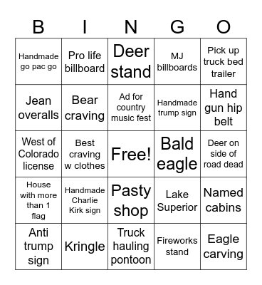 Yopper Bingo Card