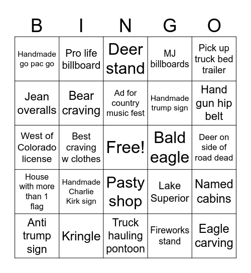 Yopper Bingo Card