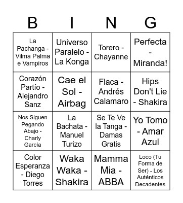 ¡ B A B Y ! Bingo Card