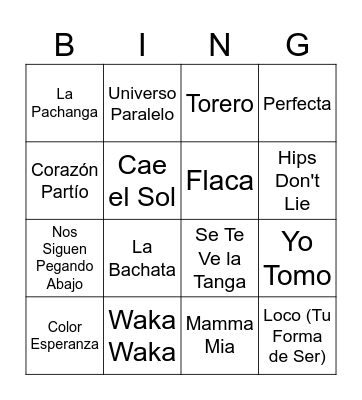 ¡ B A B Y ! Bingo Card