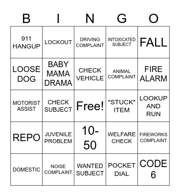 July 4th! Bingo Card
