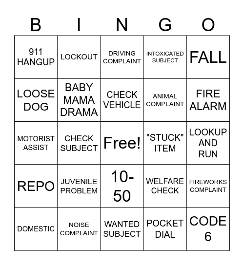 July 4th! Bingo Card