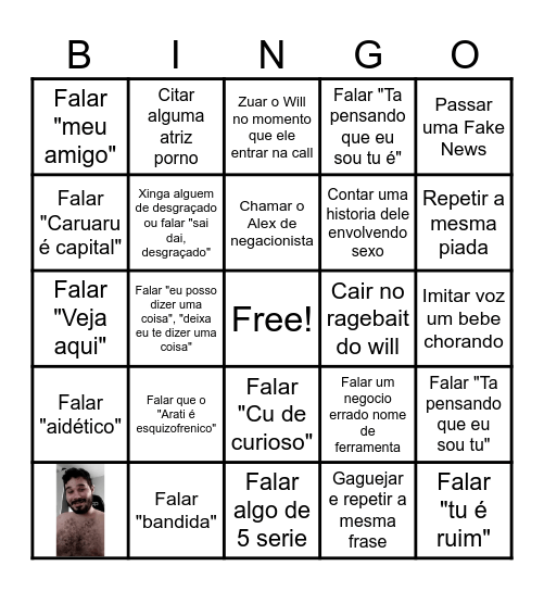 QUEIROZ Bingo Card