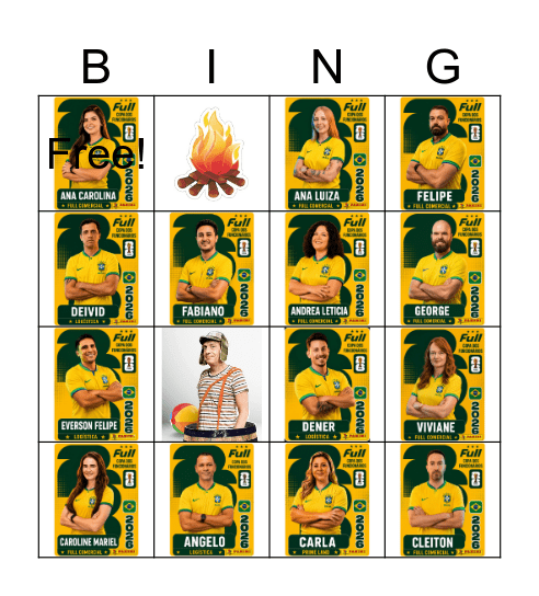 BINGO FULL Bingo Card