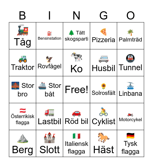 Lubeck-Garda Bingo Card
