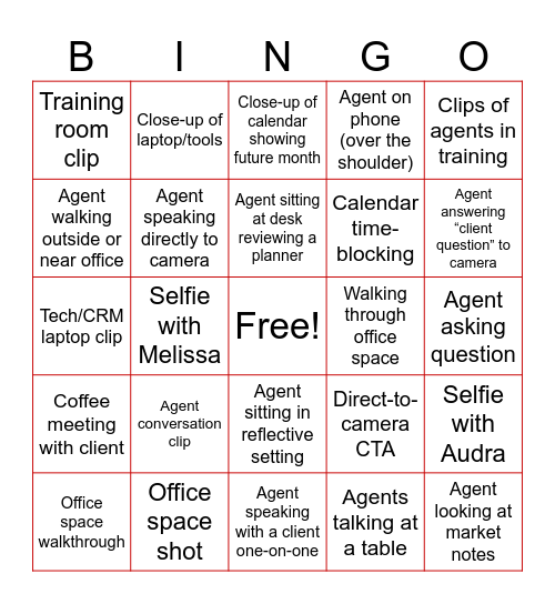 Never Kiss - Content Day Bingo Card