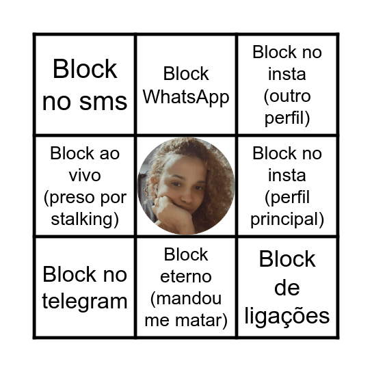 Bingo da Pâmella Bingo Card