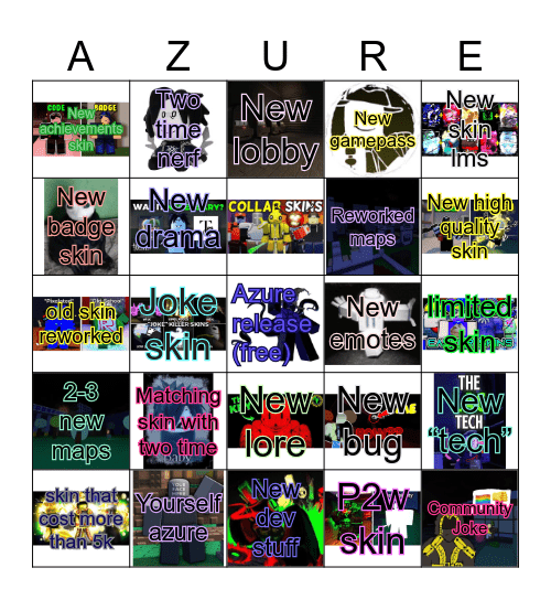 FORSAKEN PREDICTION Bingo Card