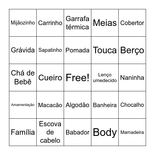 CHÁ DA ALÍCIA Bingo Card