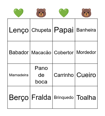 Chá do Rael Bingo Card