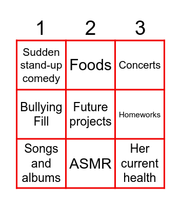 MLM stream Bingo Card