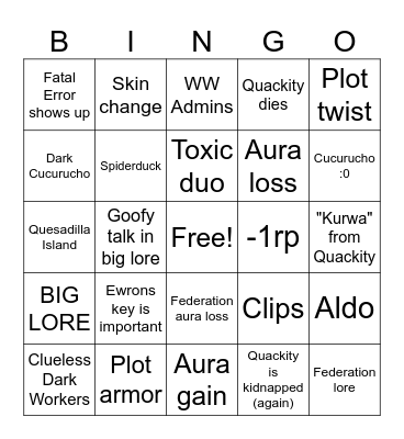04.07 (wersja nisko budżetowa) Bingo Card