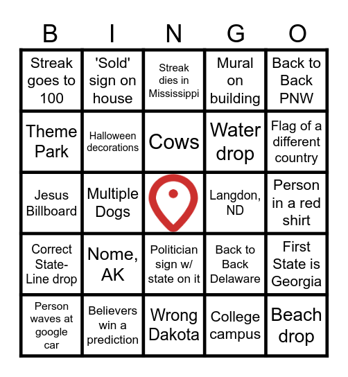 4TH OF GEOLY Bingo Card