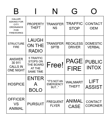 4TH OF JULY Bingo Card