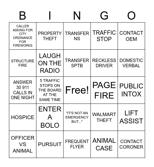 4TH OF JULY Bingo Card