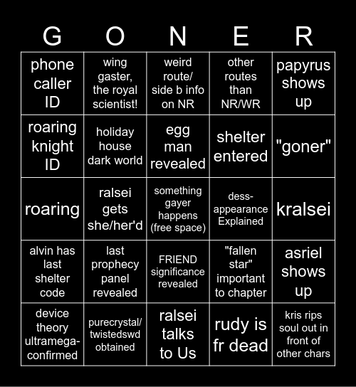 chapter 6 bingo!!! Bingo Card