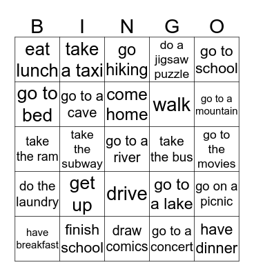 raun Bingo Card