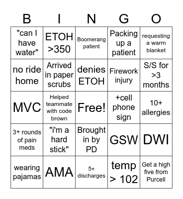 I Pledge Allegiance to Mother Harris Bingo Card