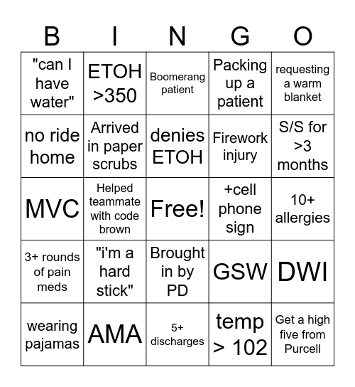 I Pledge Allegiance to Mother Harris Bingo Card