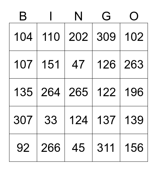 Bingo - FA8 - FCC obligatoire - CGPI/DR Bingo Card