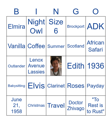 Happy 90th Birthday, Joann! Bingo Card
