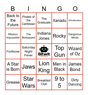 7.8.26 MOVIE THEME SONGS Bingo Card