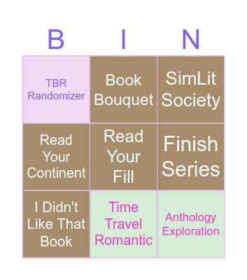 Amanda Birthday Bingo Card