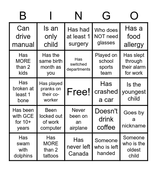 Security Bingo! Bingo Card