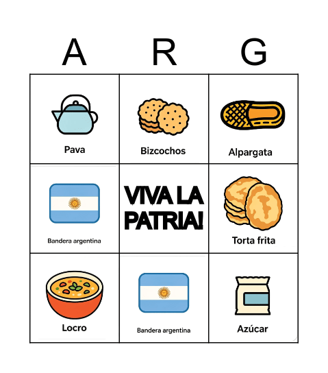 BINGO PATRIO Bingo Card