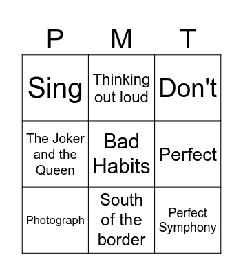 Info Session: Practice Management Function Bingo Card