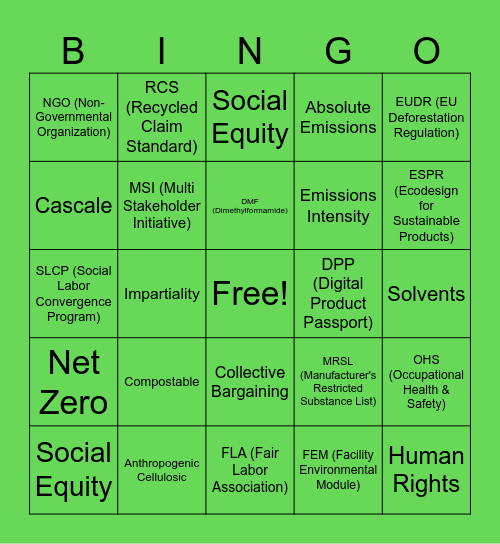 FFF DayZero Buzzword Bingo - Summer 26 Bingo Card