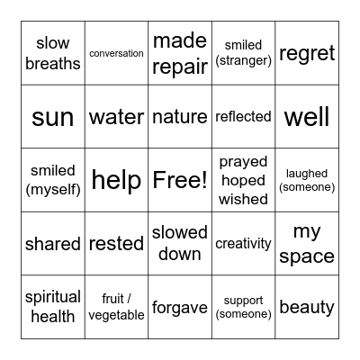 Game 4 - Heart ❤️ Bingo Card