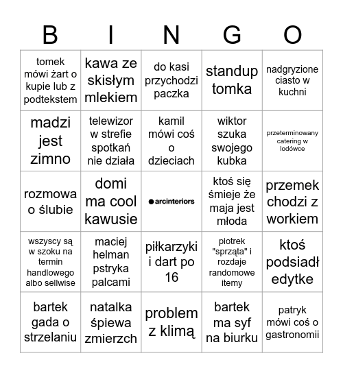 make arc great again Bingo Card