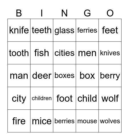 One and More than One Bingo Card