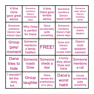 Spill the tea! Bingo Card