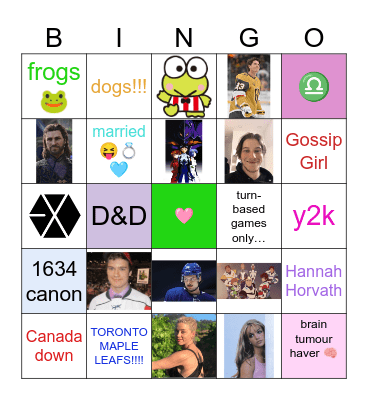 💛 brielle bingo 💗 Bingo Card
