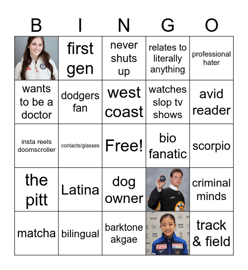 Lani Bingo Card