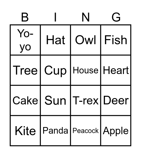 John Zingo Board Bingo Card