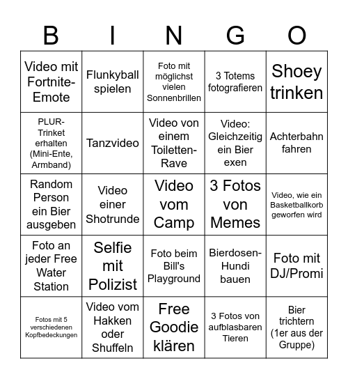 PAROOKAVILLE SUPER BINGO Card