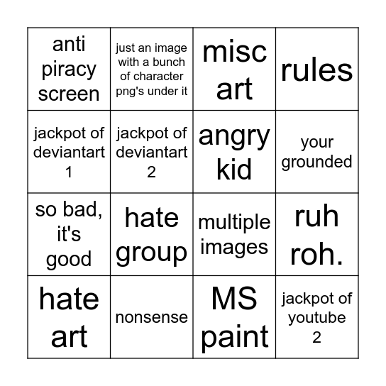 kids on social media Bingo Card