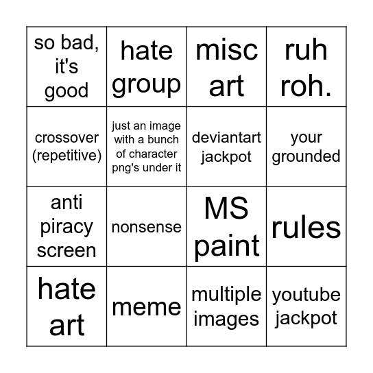kids on social media Bingo Card